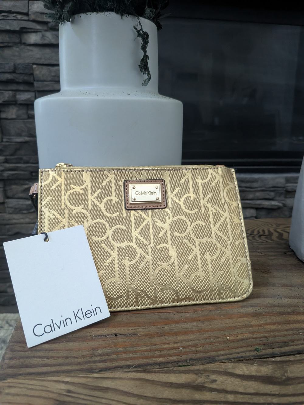 Calvin Klein Gold Monogram